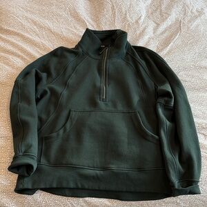 Lululemon woman’s over-sized funnel neck half zip long